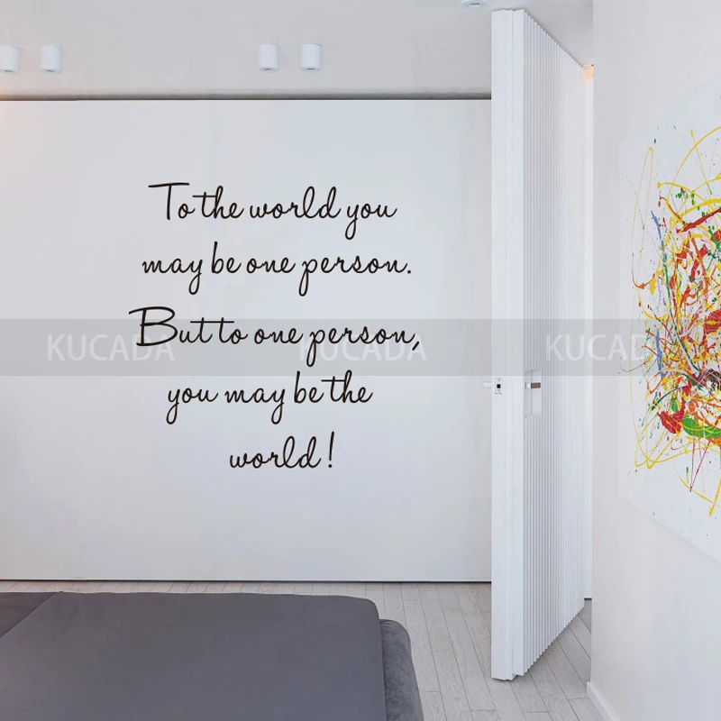 Vinyl Nordic Simplicity English Life Motto Wall sticker Living room Bedroom Home Decoration Art Murals JG4238 | Дом и сад