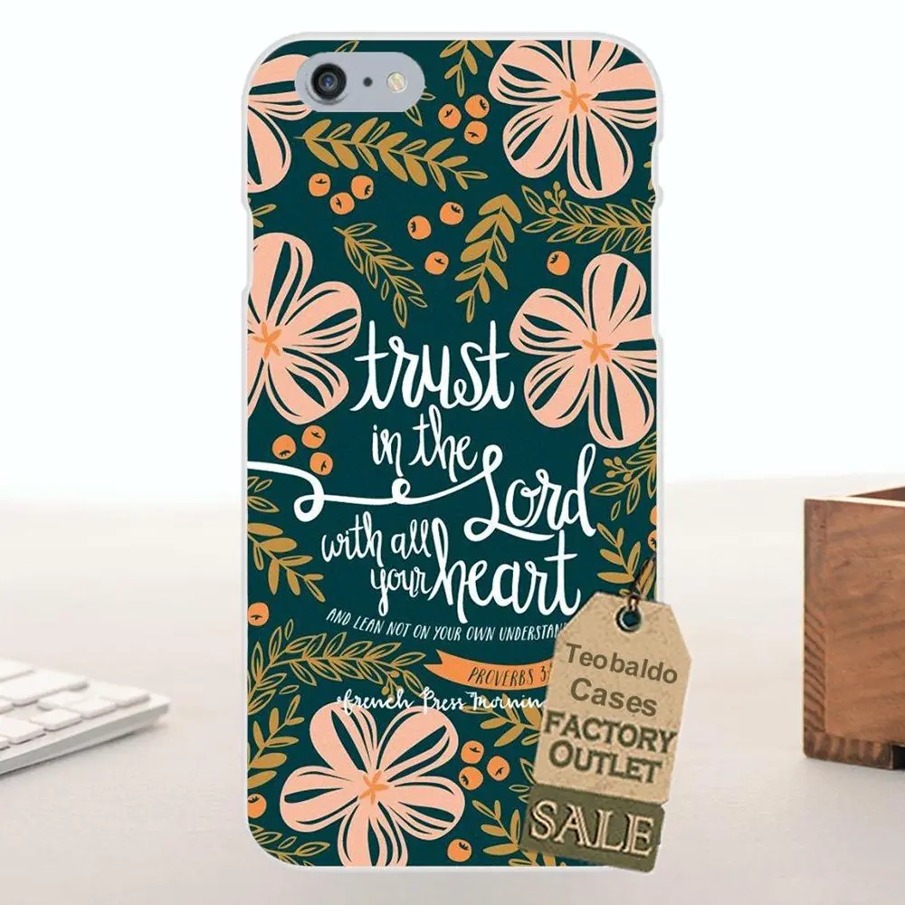 Библейский стих филиппийский Иисус Христос для Apple iPhone 4 4S 5 5C SE 6 6S 7 8 Plus X LG G4 G5 G6 K4 K7