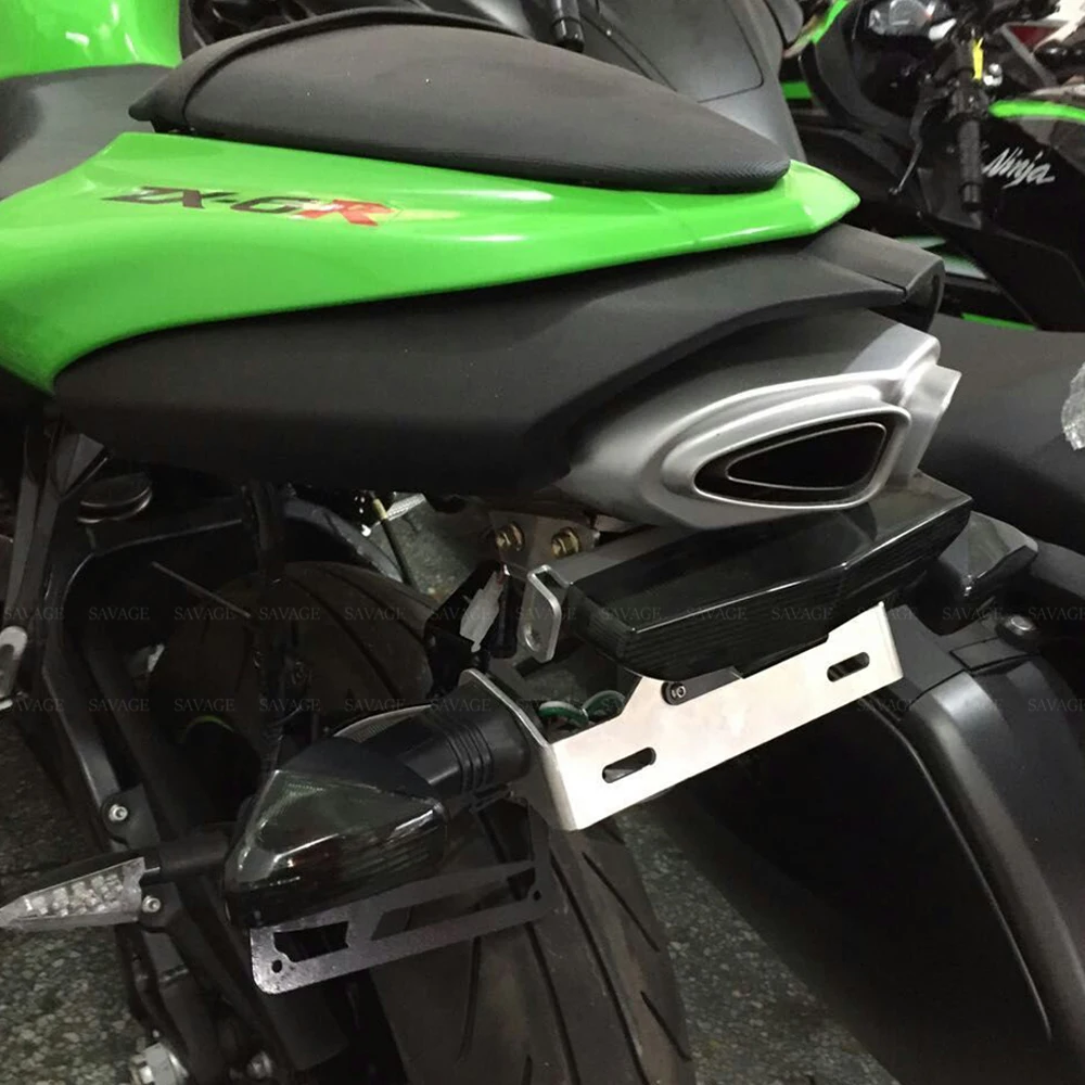 Держатель номерного знака для мотоциклов KAWASAKI ZX 6R ZX6R NINJA 2007 2008 аксессуары