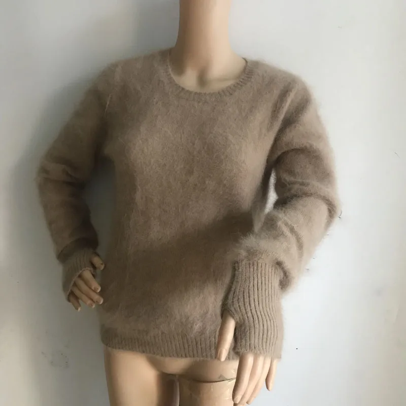 Оригинальные норковые кашемировые перчатки LOVELYDONKEY женские свитеры норка свитер