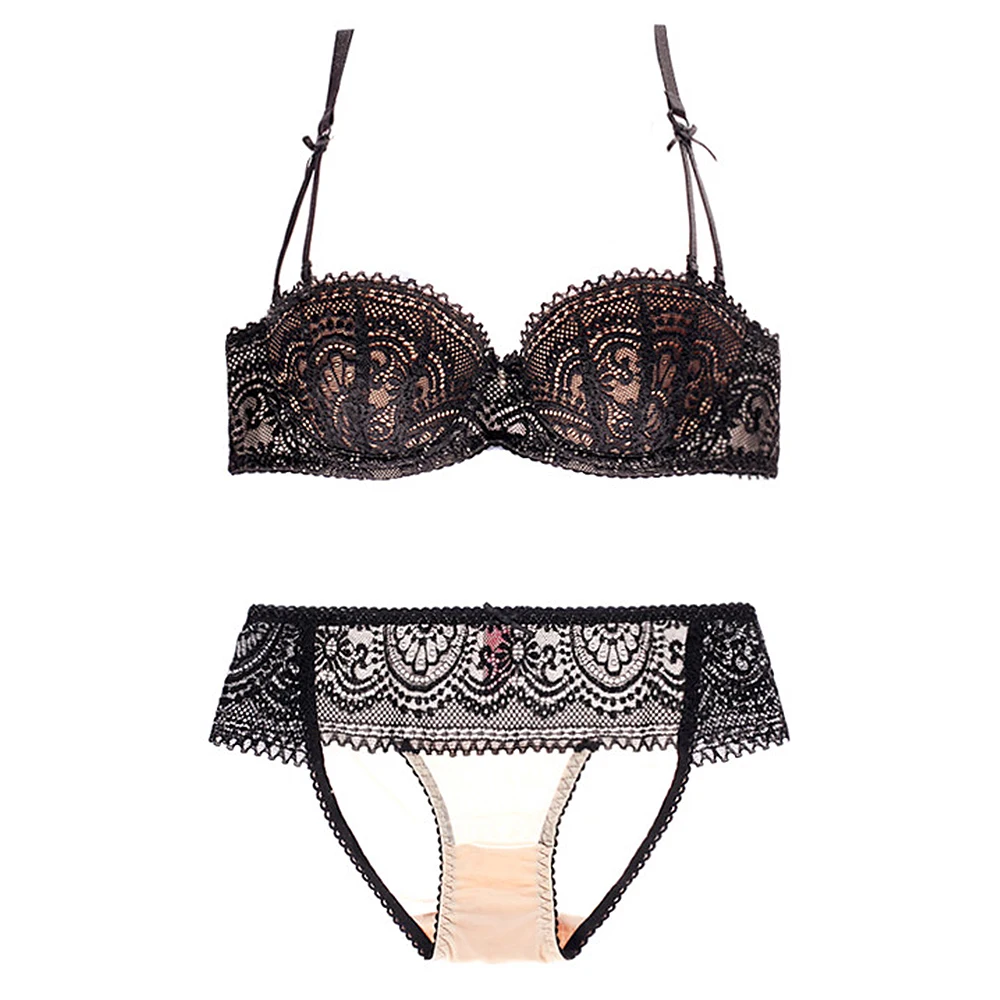 Дамы секрет и регулируемыми лямками сетки кружевной бюстгальтер размера плюс