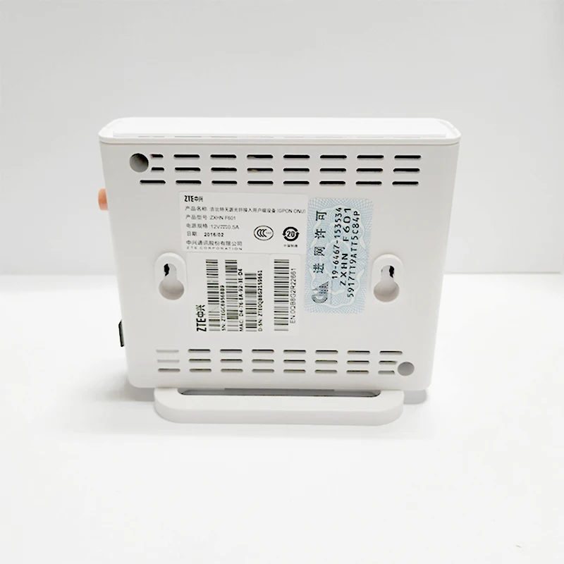 FTTH zte GPON ONU F601 Fibra оптика ZXA10 F601 GPON ONT 1GE роутер одномодовый FTTH FTTO с 1GE английская версия Новинка