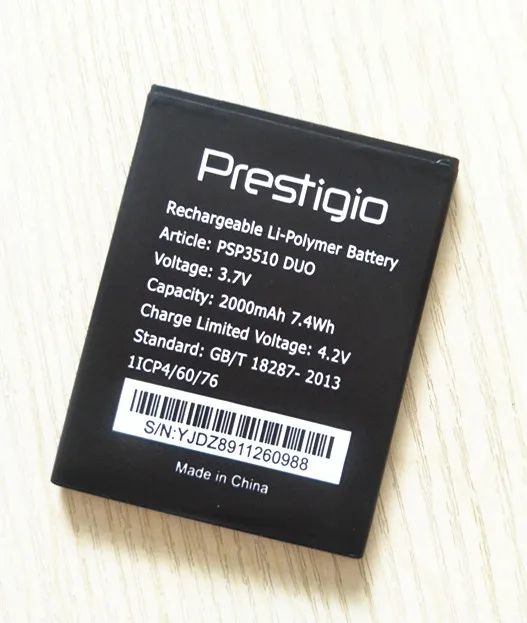B TAIHENG новый высококачественный 2000mAh PSP3510 DUO Аккумулятор для Prestigio Wise G3 аккумулятор