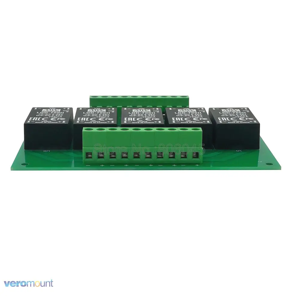 Светодиодный понижающий драйвер постоянного тока Meanwell LDD 5UP 700H DC + Печатная плата