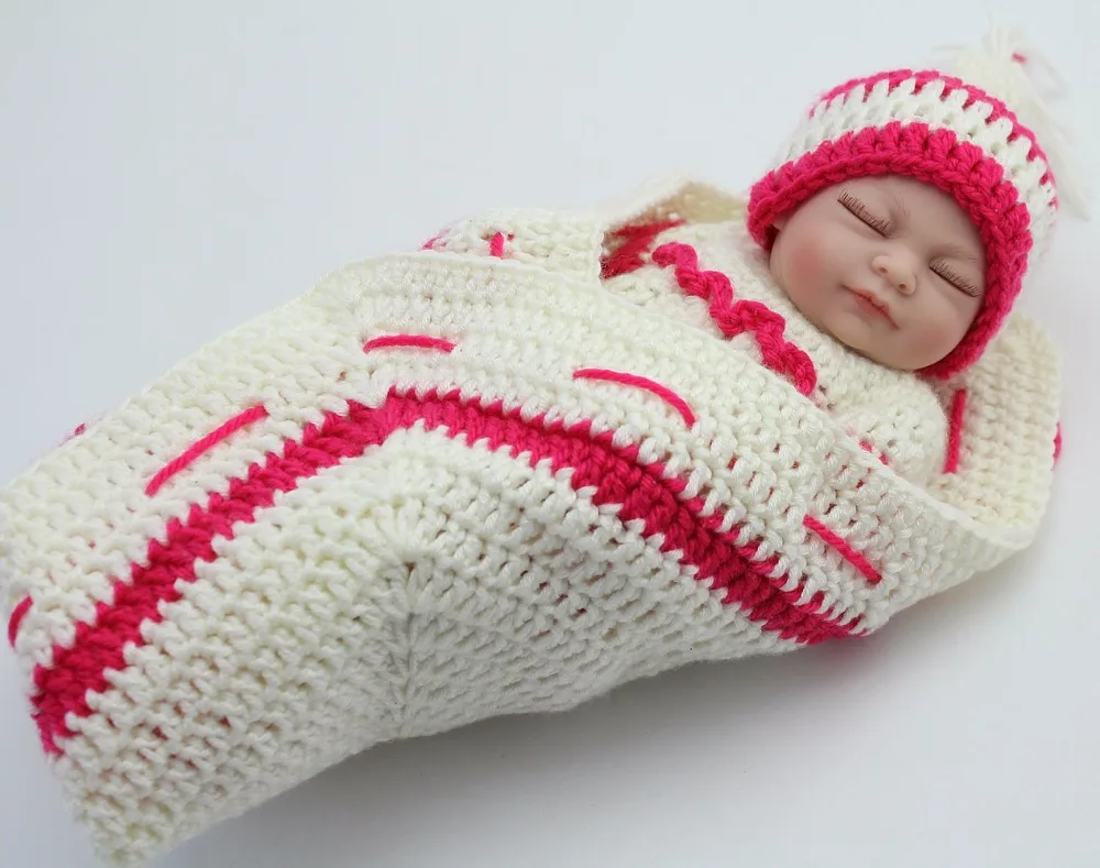 KAYDORA 10 дюймов 28 см полный Силиконовый Reborn Baby куклы живой реалистичный мини-Ванна Playmate Реалистичная Спящая девочка Menina игрушки для младенцев