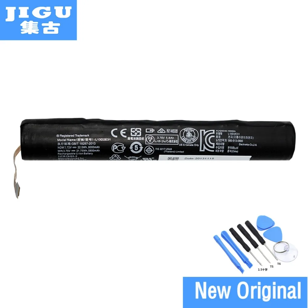 JIGU 100% Новый оригинальный аккумулятор для планшета Lenovo Yoga 8 Pad B6000 Series L13D2E31 1ICR19/65 2 3 75