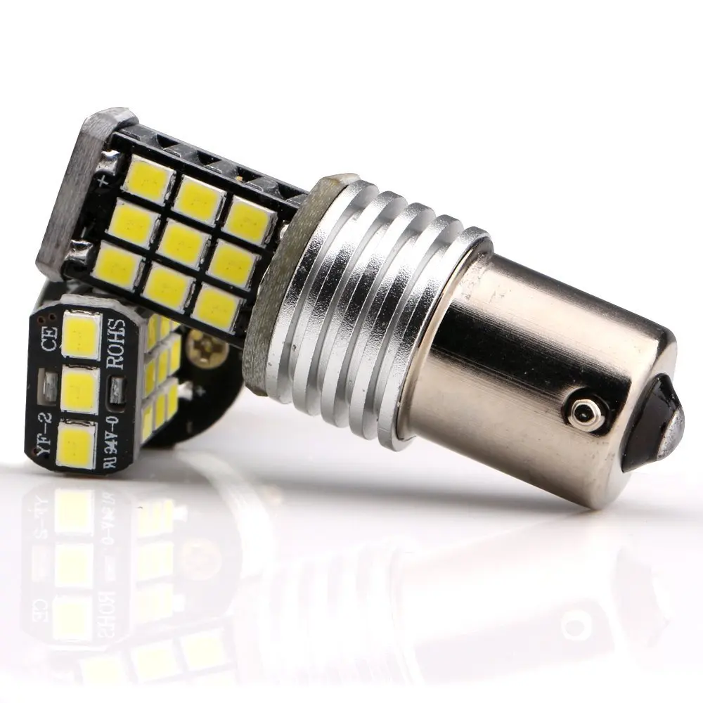 YM E-Bright 4 шт. 1156 BA15S S25 2835 21 SMD P21W поворотные сигнальные задние фонари 12 в 24 В