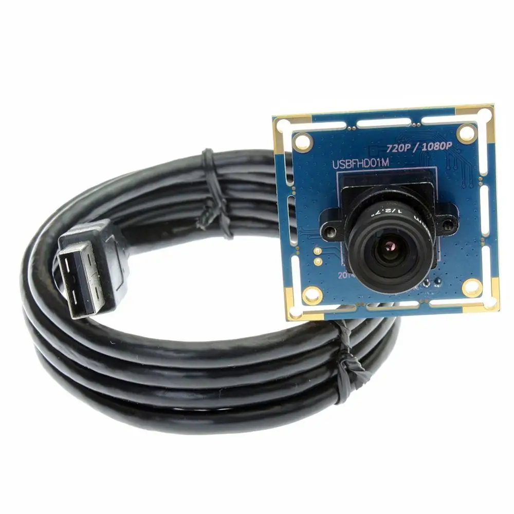 1080P высокая скорость 30fps/60fps/120fps cmos плата 2 8 мм объектив широкоугольный cctv mini usb