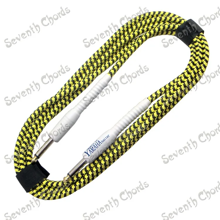 Кабель в тканевой оплетке 5 м гитарный кабель аудио для подключения