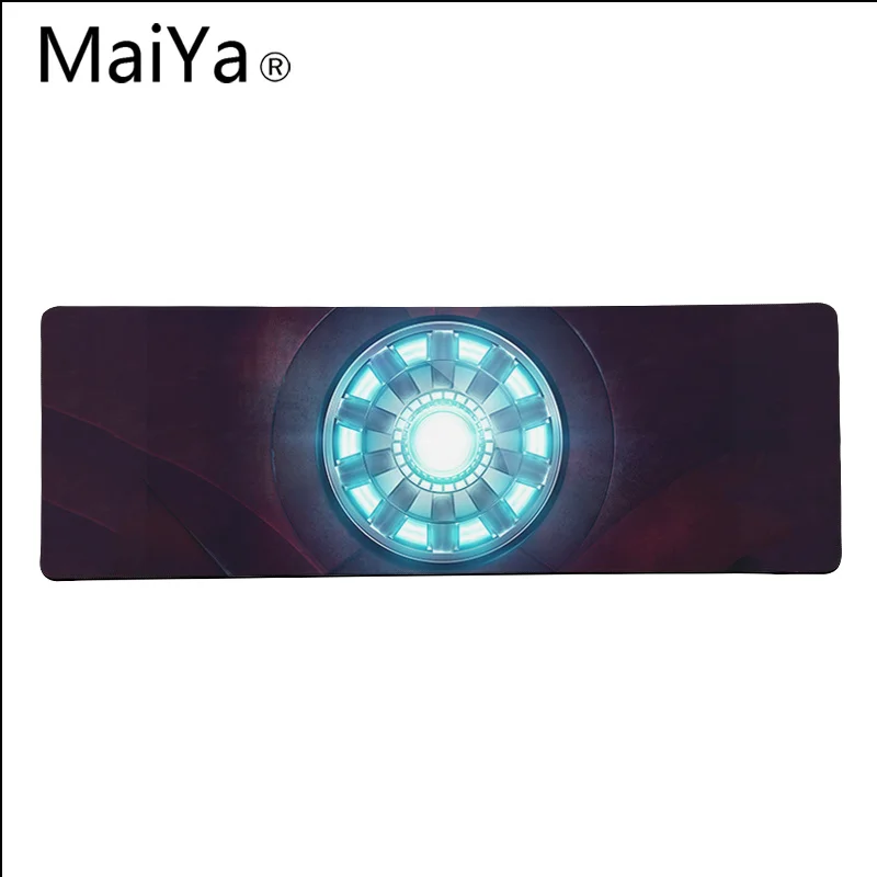 Lock Edge 30x80cm Maiya высокое качество Marvel Железный человек уникальный настольный коврик игровой коврик для мыши большой коврик для мыши клавиатуры коврик - Цвет: Lock Edge 30x80cm
