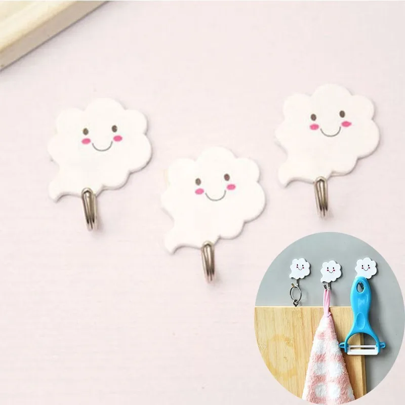 3 шт. Ванная комната Полотенца ключи одежды сумки Шапки держатели облако Форма