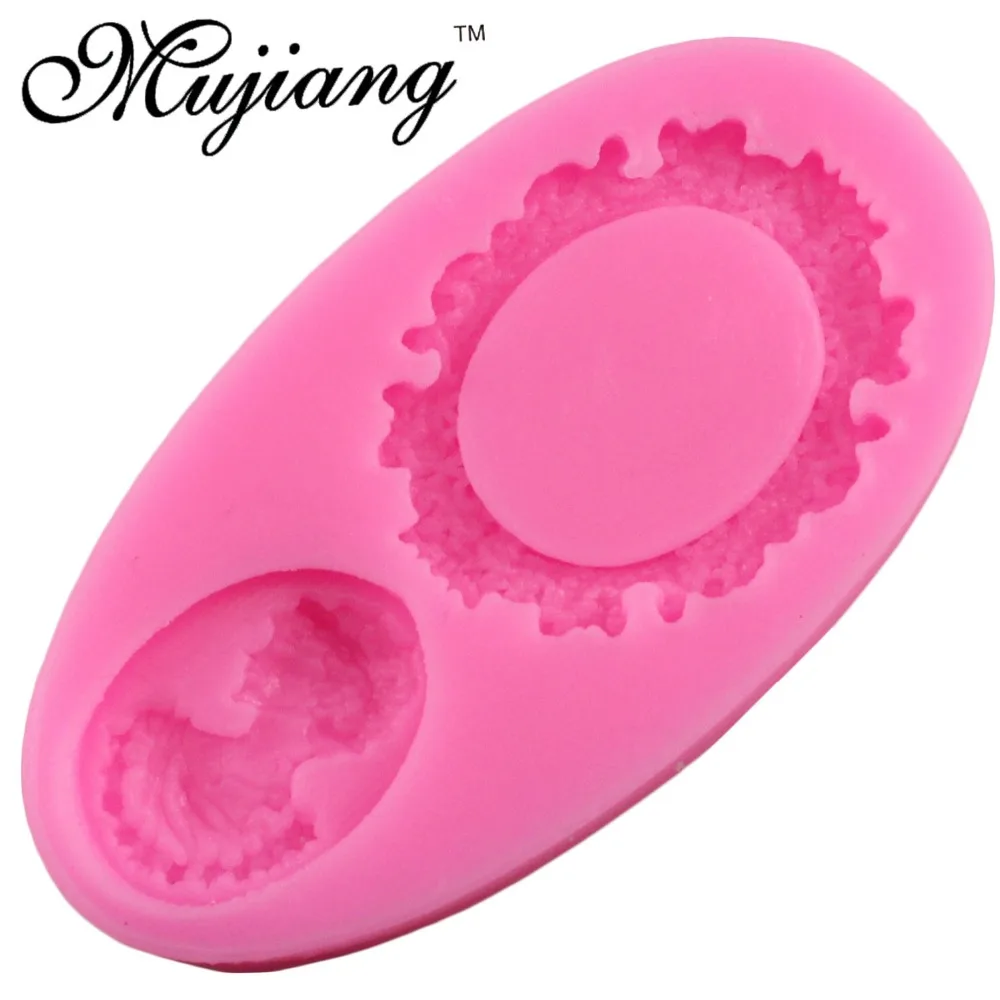 Зеркальная рамка для торта Mujiang силиконовая форма свадебные инструменты