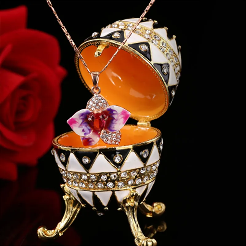 Бело черное яйцо для украшения дома на Пасху QIFU Crafts qifu 