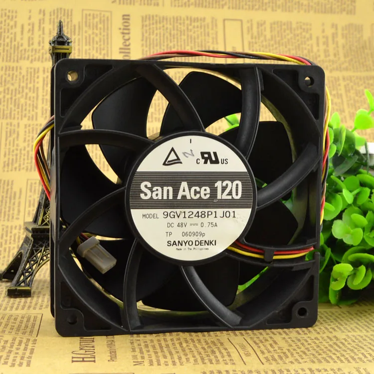 Бесплатная доставка. 120 9 gv1248p1j01 Вентилятор 48 в 0 75 A Сервер.|server fan|120 fanfan |