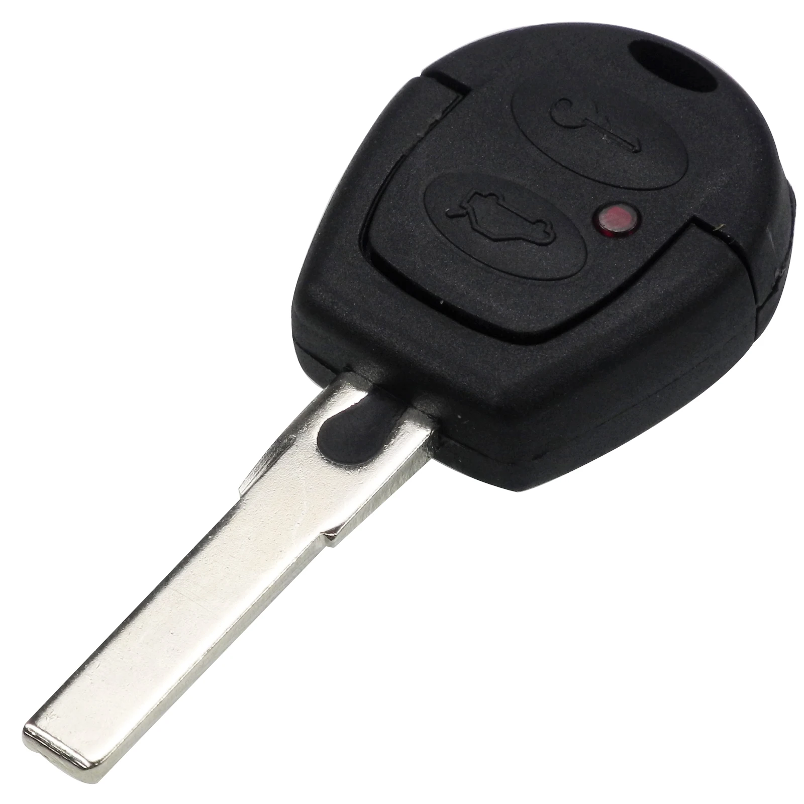 Jingyuqin дистанционный чехол для ключа автомобиля для VW Polo Golf Jetta Sharan Seat Leon SKODA FABIA OCTAVIA, 2 кнопки, лезвие, опционально
