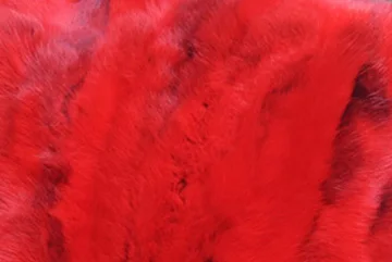 red 2 CX-D-12/Z 150x200 см заказное лоскутное покрывало из натурального меха кролика - Цвет: red 2