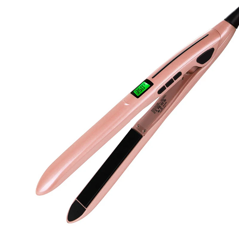 Профессиональный Выпрямитель для волос светодиодный дисплей бигуди плоский