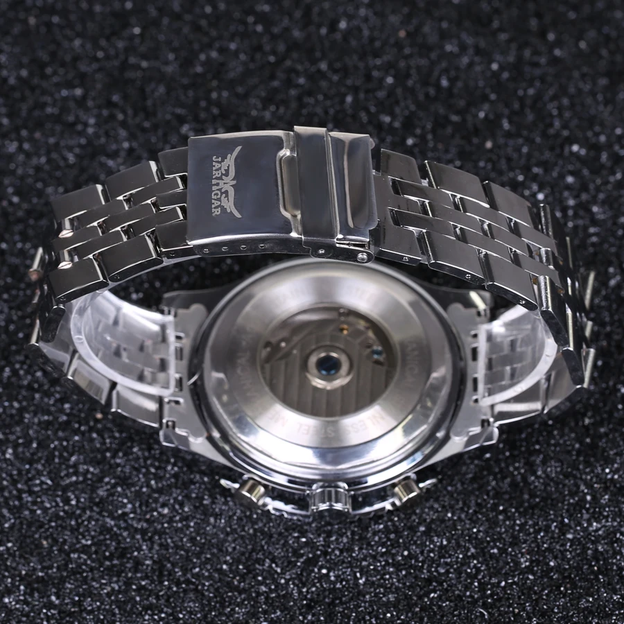 Часы наручные Jaragar Мужские автоматические роскошные брендовые Механические