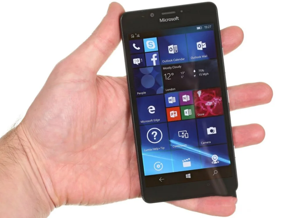 Абсолютно мобильный телефон 5," Nokia Microsoft Lumia 950 Rm-1104 версия ЕС 3 ГБ 32 ГБ 20МП камера 3000 мАч одна SIM смартфон