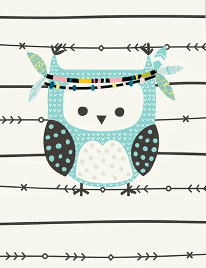 Совы настенные художественные постеры картины на холсте скандинавский принт