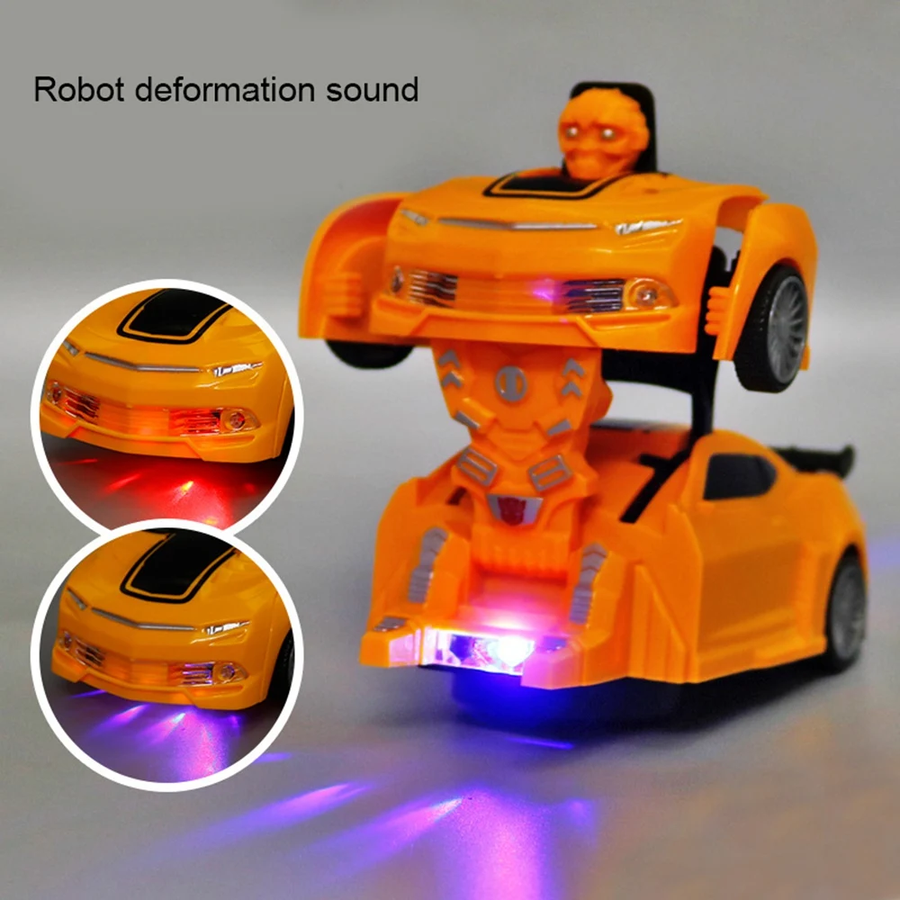 Электрический автомобиль само движение превращается в Bumblebee робот автомобили