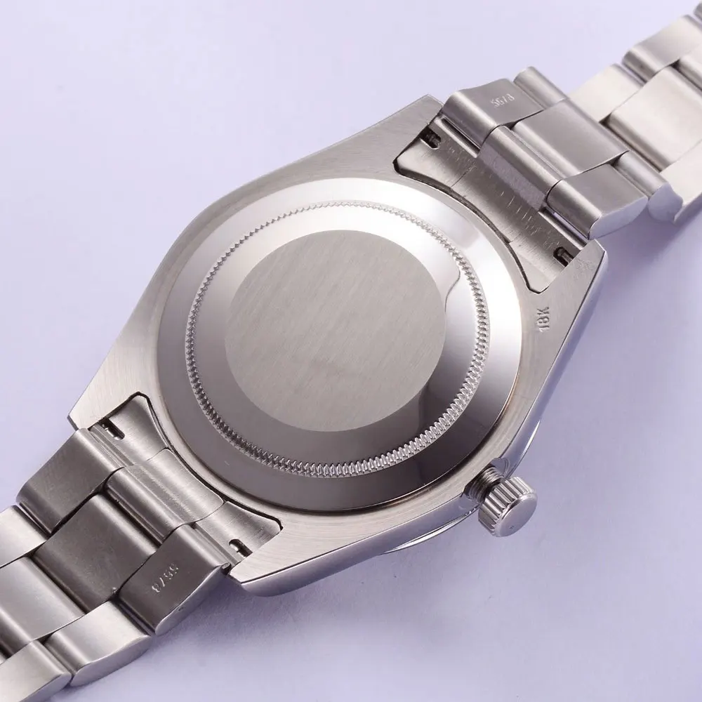 

40mm Parnis Automatic Mechanical Men Casual Watch Stainless Case Sapphire Glass