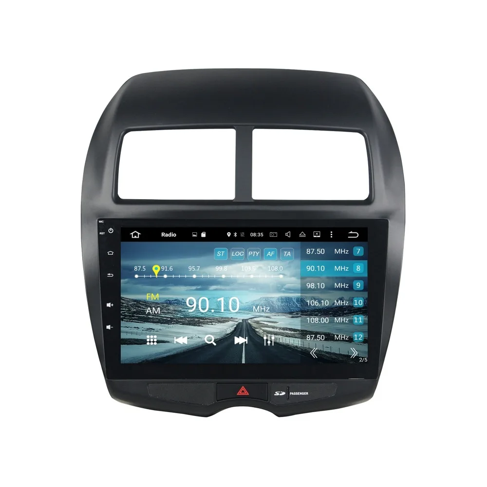 10 1 ''Android 9 0 автомобильный DVD плеер gps навигация Радио для MITSUBISHI ASX 2010 2011 2012 BT wifi 4G
