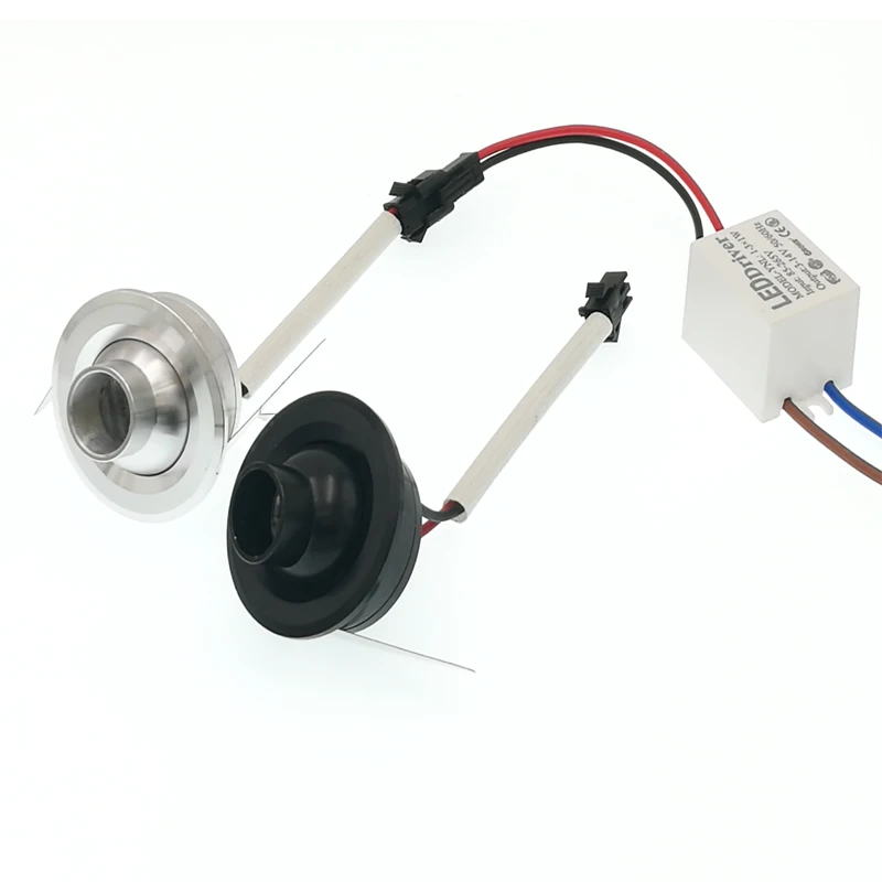 50 шт. Мини светодиодный потолочный светильник для шкафа встраиваемый Точечный