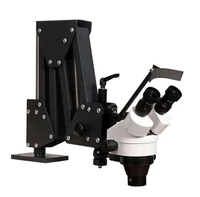 jewelry optical tools super clear microscope with magnifier stand diamond setting microscope with led light source