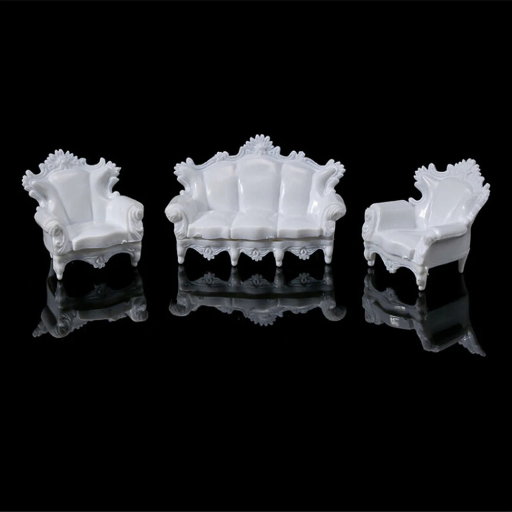 1 Набор мебельных игрушек Кукольный диван пианино стол миниатюрная мебель наборы