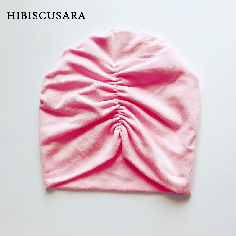 

Fashion Baby Boy Girl Hat Caps Cotton Toddler Kids Turban Hat Beanie 0-4 Yrs Children Solid Color Chic Headwear Autumn