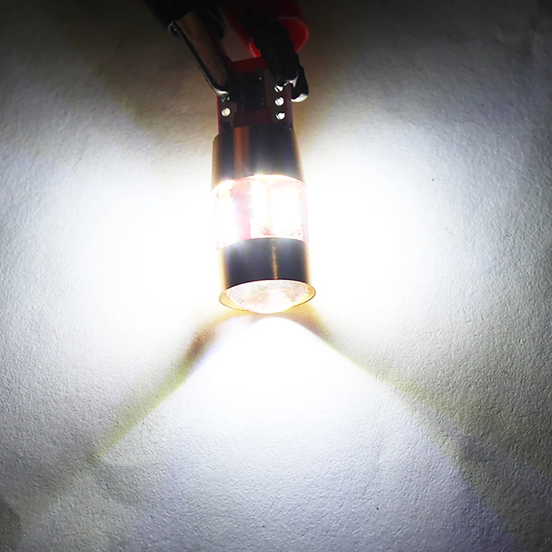 T10 W5W Светодиодная лампа 27 SMD 168 194 3014 LED Canbus для Автомобильный габаритный фонарь
