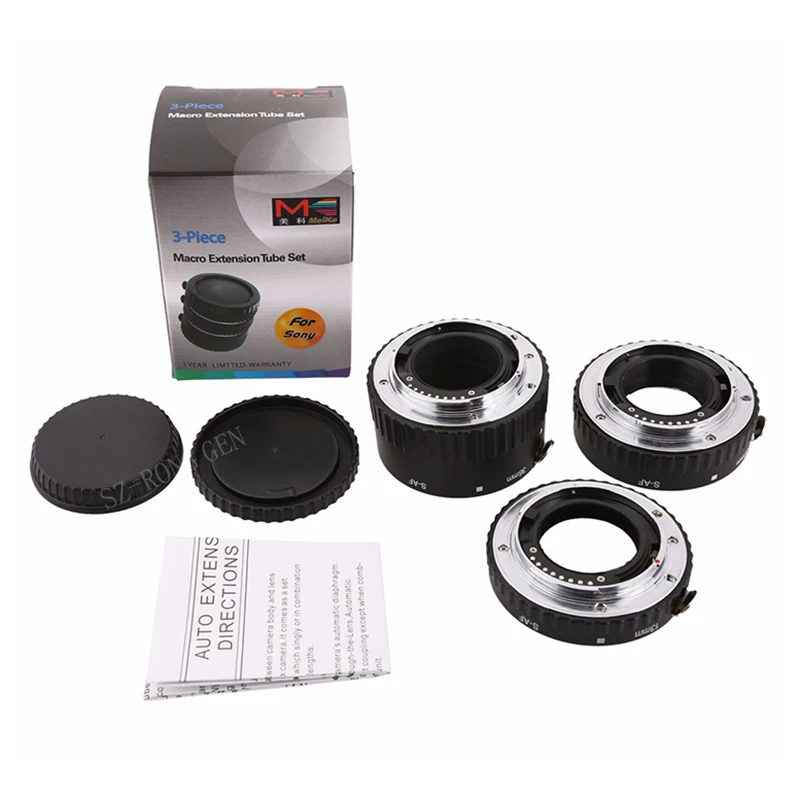 Кольцо удлинитель с автофокусом для Sony Alpha A57 A77 A200 A300 A330 A350 A500 A550 A850 A900|tube ring|auto focus