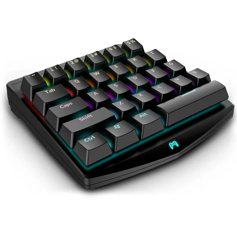 Механическая клавиатура с RGB подсветкой 28 клавиш|Геймпады| |