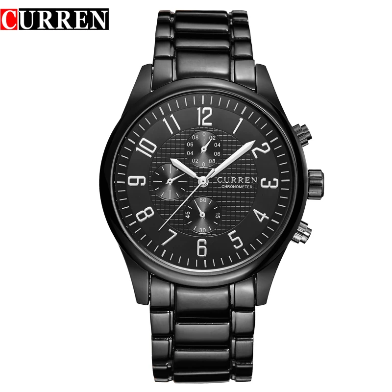 CURREN Топ люксовый бренд кварцевые часы мужские повседневные японские из