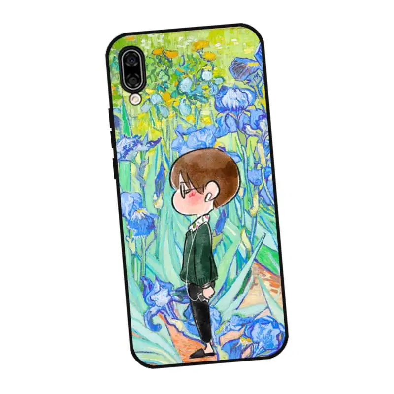 Черный силиконовый чехол с рисунком Taehyung N358 для huawei Honor 6A 6C 6X 7C 7X8 Lite Pro |