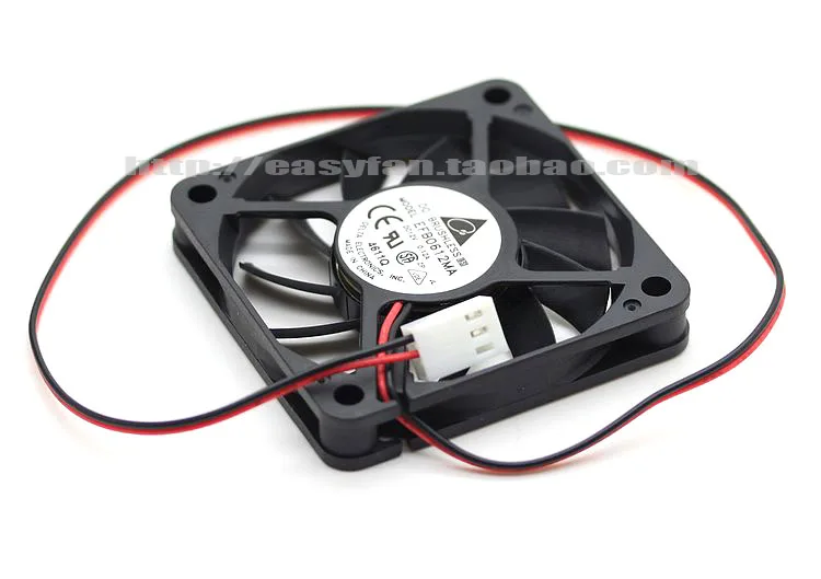 Охлаждающий вентилятор для сервера Detla Electronics EFB0612MA DC 12 В 0.12A 60x60x10 мм|square fan|server fanfan