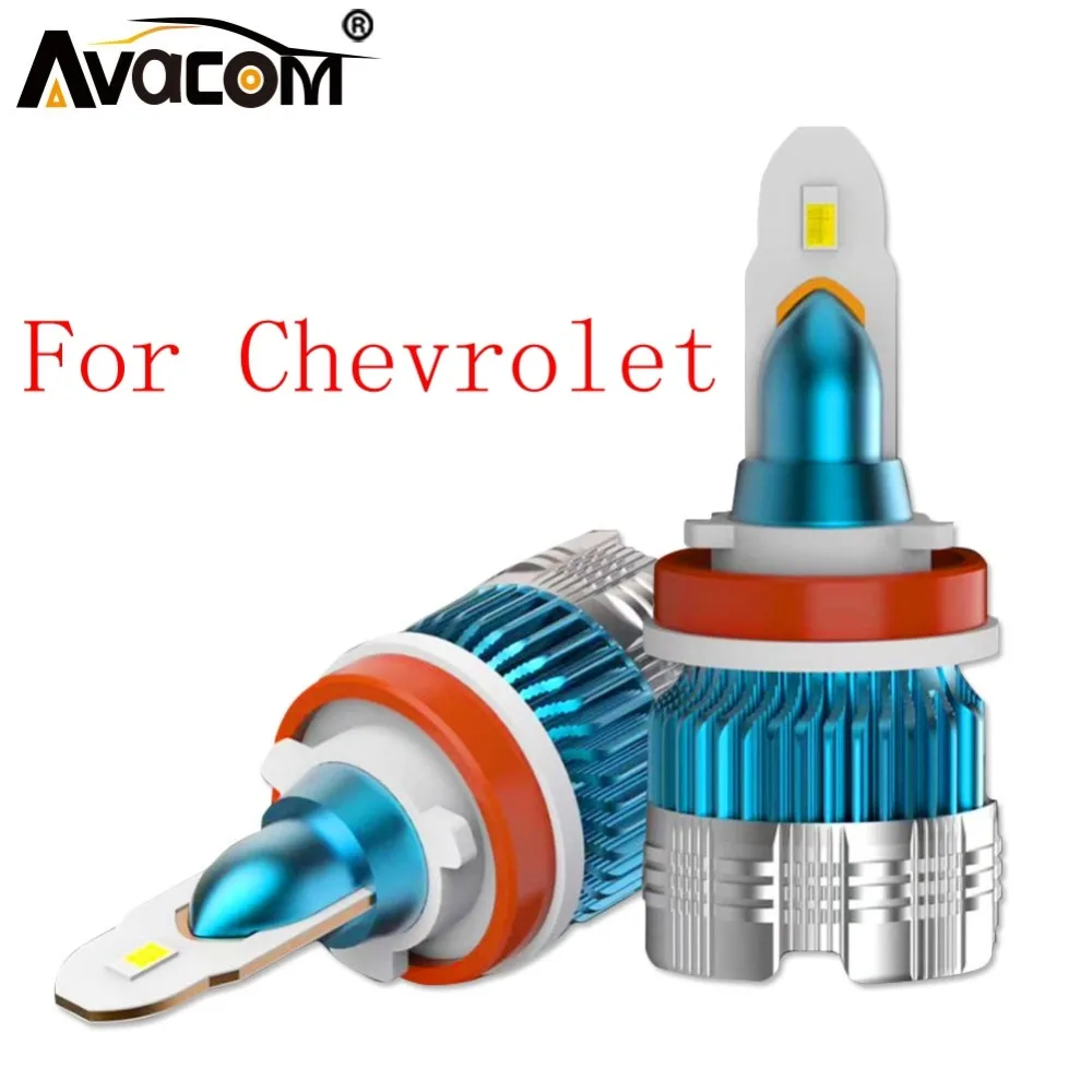 Avacom светодиодный налобный фонарь для автомобиля 12 в 6000 К Белый 48 Вт 6000Lm H4 H7 H11 авто