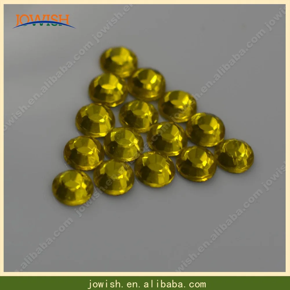 SS6 цитрин корейский камень 1000 грубой/пакет без свинца с плоской задней