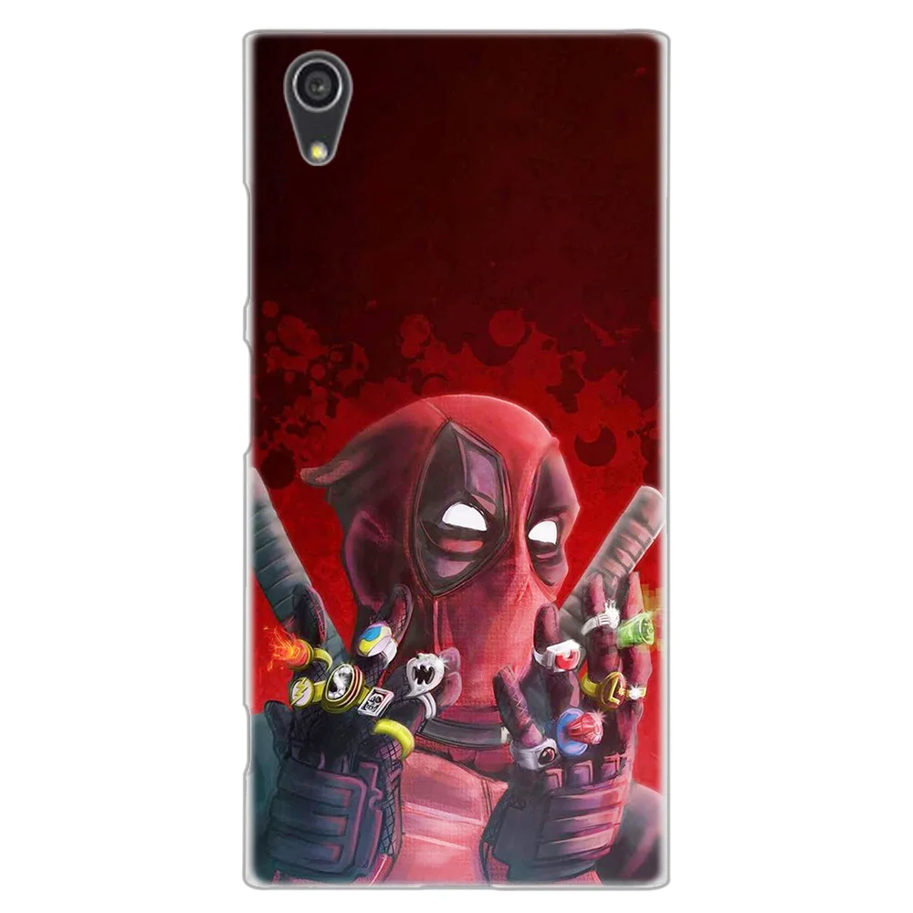 Модный чехол MLLSE Marvel Hero Deadpool для sony Xperia X XA XA1 XA2 Plus XA3 XZ XZ1 XZ2 XZ3 XZ4 Compact L1 L2 L3