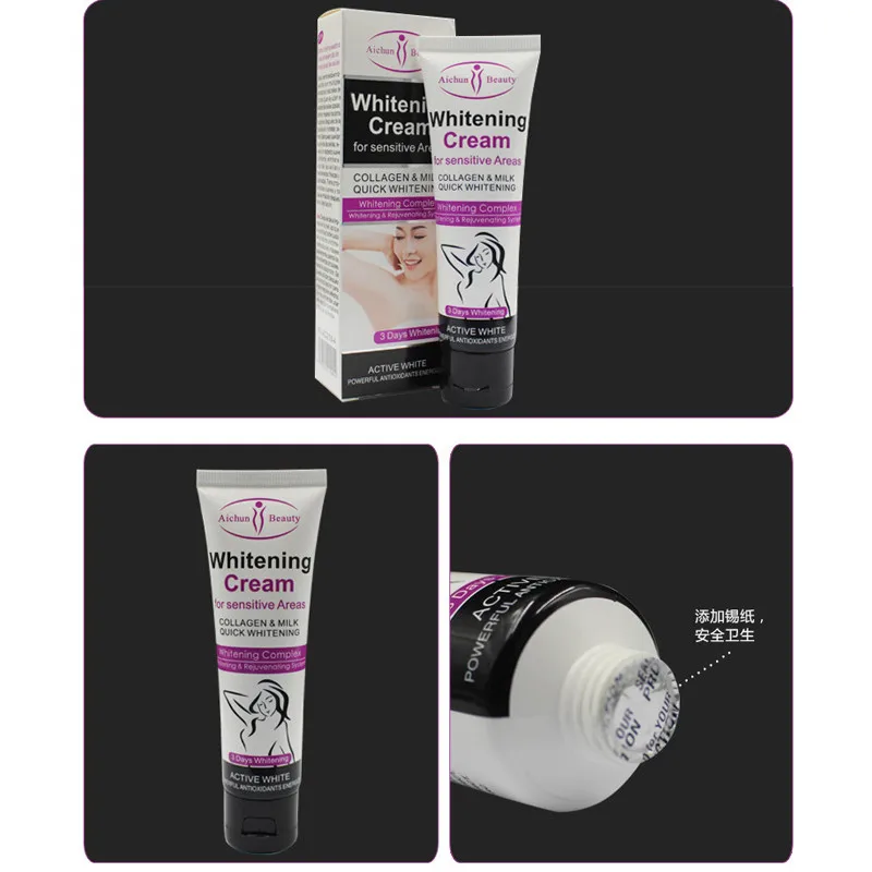 Aichun Beauty отбеливающий крем для подмышек Отбеливание подмышки ног коленей Частные
