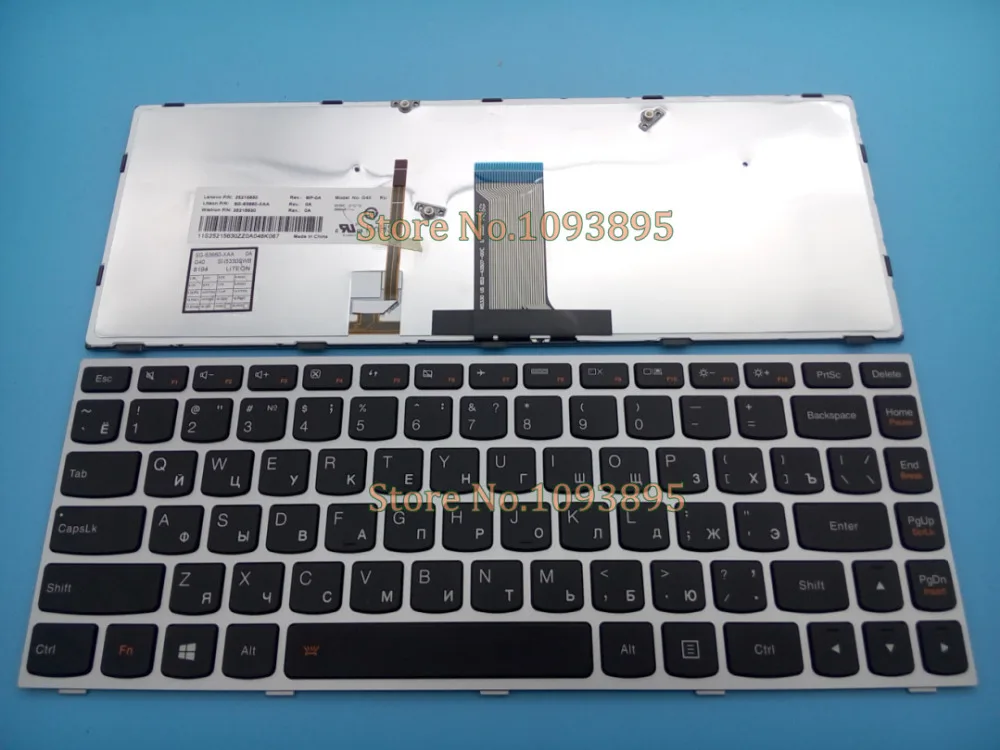 Оригинальная новая Русская клавиатура для ноутбука Lenovo FLEX2 Flex 2 14 14D русская