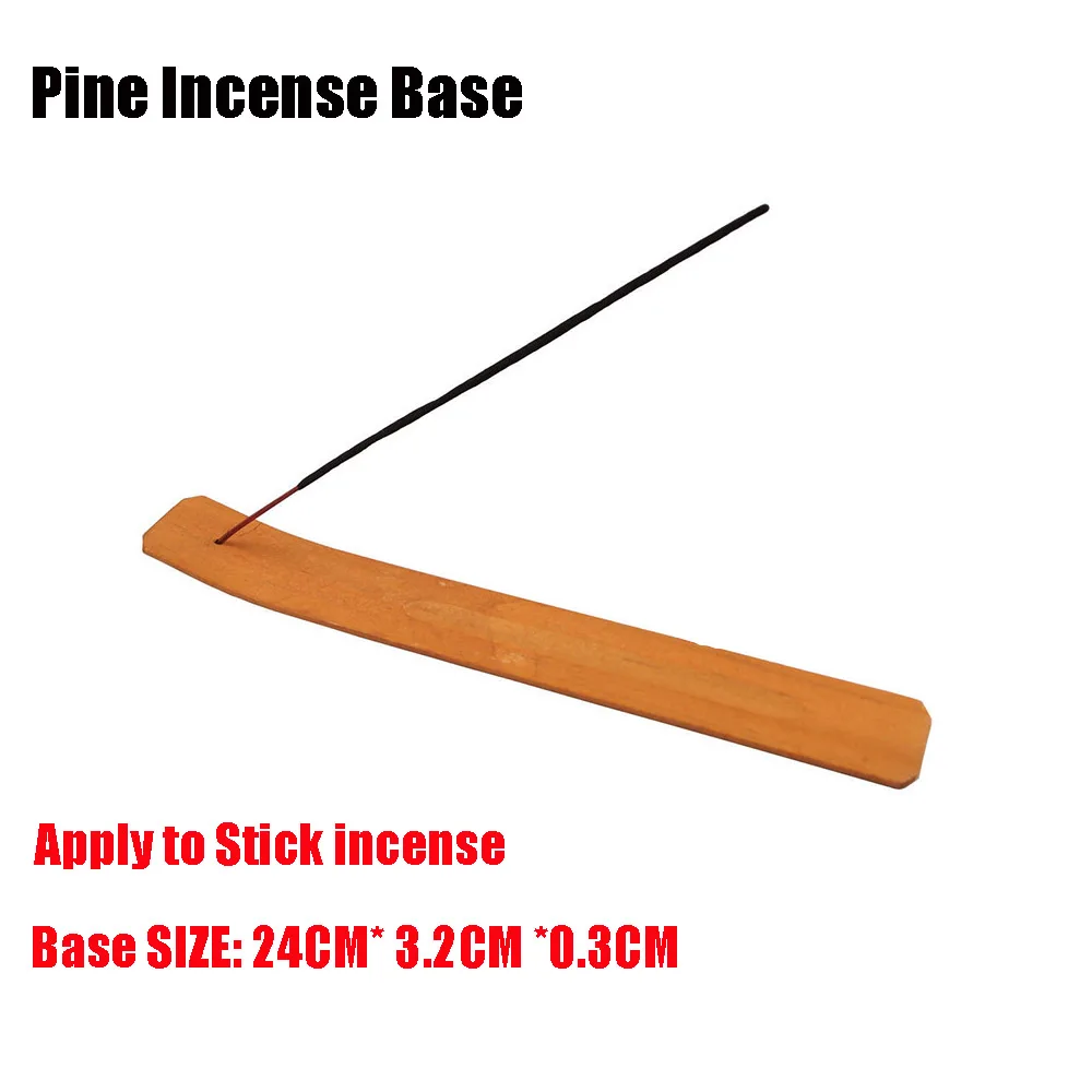 Pine Board Палочка для благовоний, индийский держатель для благовоний ручной работы из сандалового дерева, деревянная палочка для благовоний, для использования в домашних офисах - Цвет: Pine Board