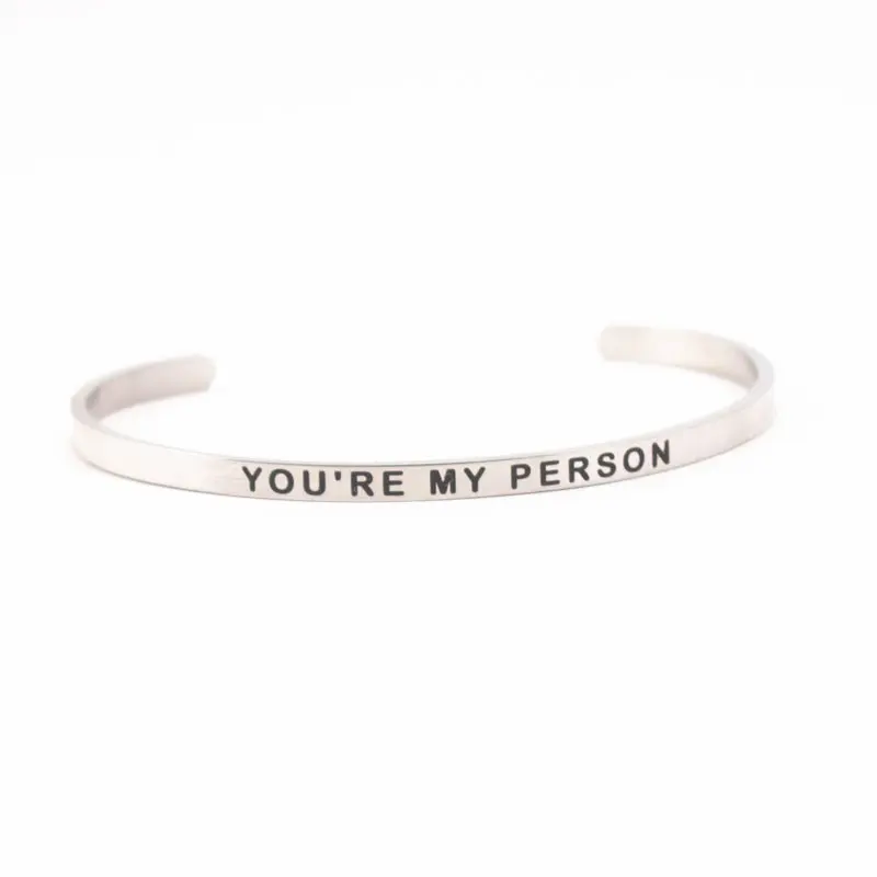 4mm 316L Stainless Steel BELIEVE IN YOUR DREAMS Positive Inspirational Quote Open Cuff Mantra Bracelet Bangle For Women Men | Украшения и