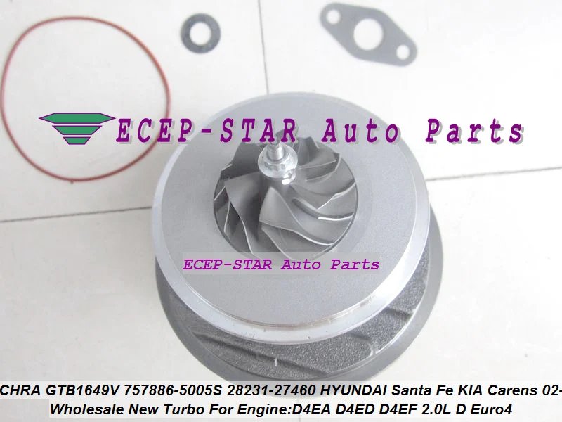 Турбокартридж CHRA GTB1649V 757886 5004S 28231 27450 Турбокомпрессор для HYUNDAI Sonata KIA Magentis л CRDi