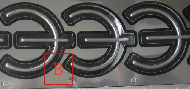 GIB EPI LOGO 1 Защитная панель для гитары Логотип shield LOGO|Детали и аксессуары гитар| |
