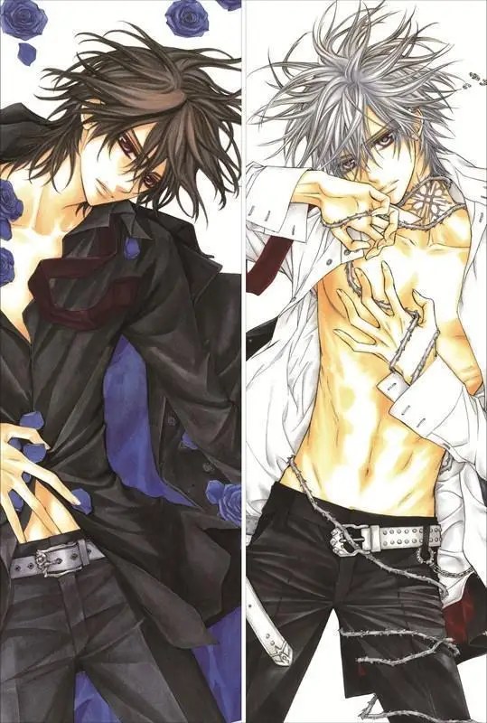 Наволочка с аниме рыцарь вампира Kiryu Zero персонажи Kaname & otaku Dakimakura наволочка