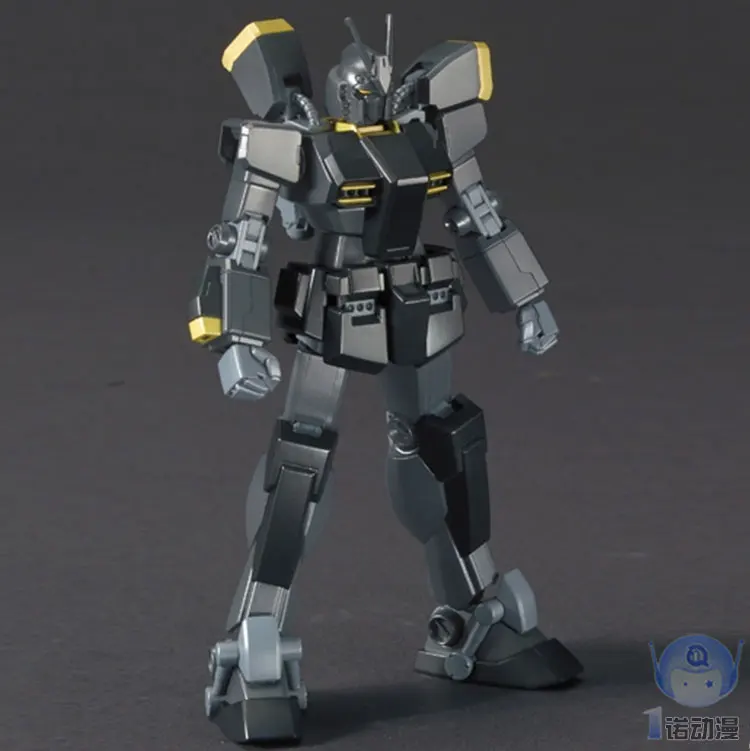 Японская оригинальная модель Gundam HG 1/144 освещение черный воин робот мобильный