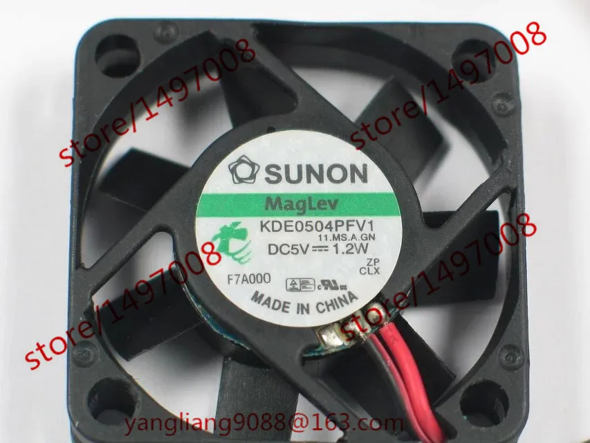 Вентилятор охлаждения сервера SUNON KDE0504PFV1 11. A.GN DC 5 в 1 2 Вт 40x40x10 мм|square fan|server fanfan