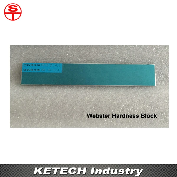 

Standard Webster Hardness Block